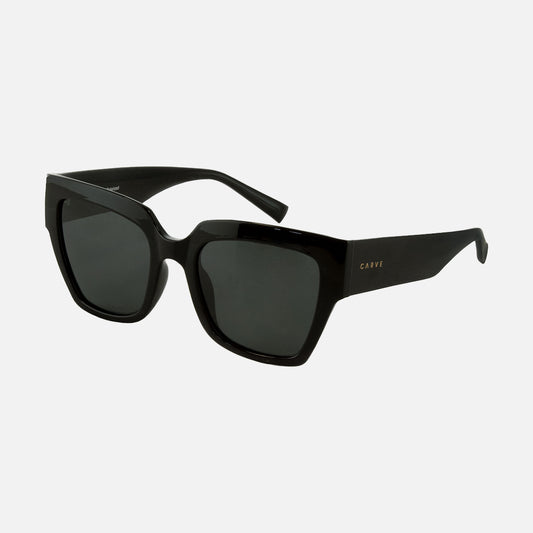 Valerie - Gloss Black Dk Grey Polarized Lens