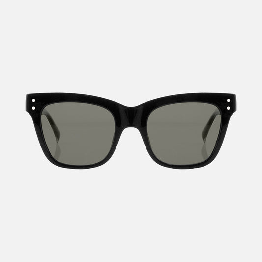 Leopold - Gloss black Muted Tort Temples Grey Lens