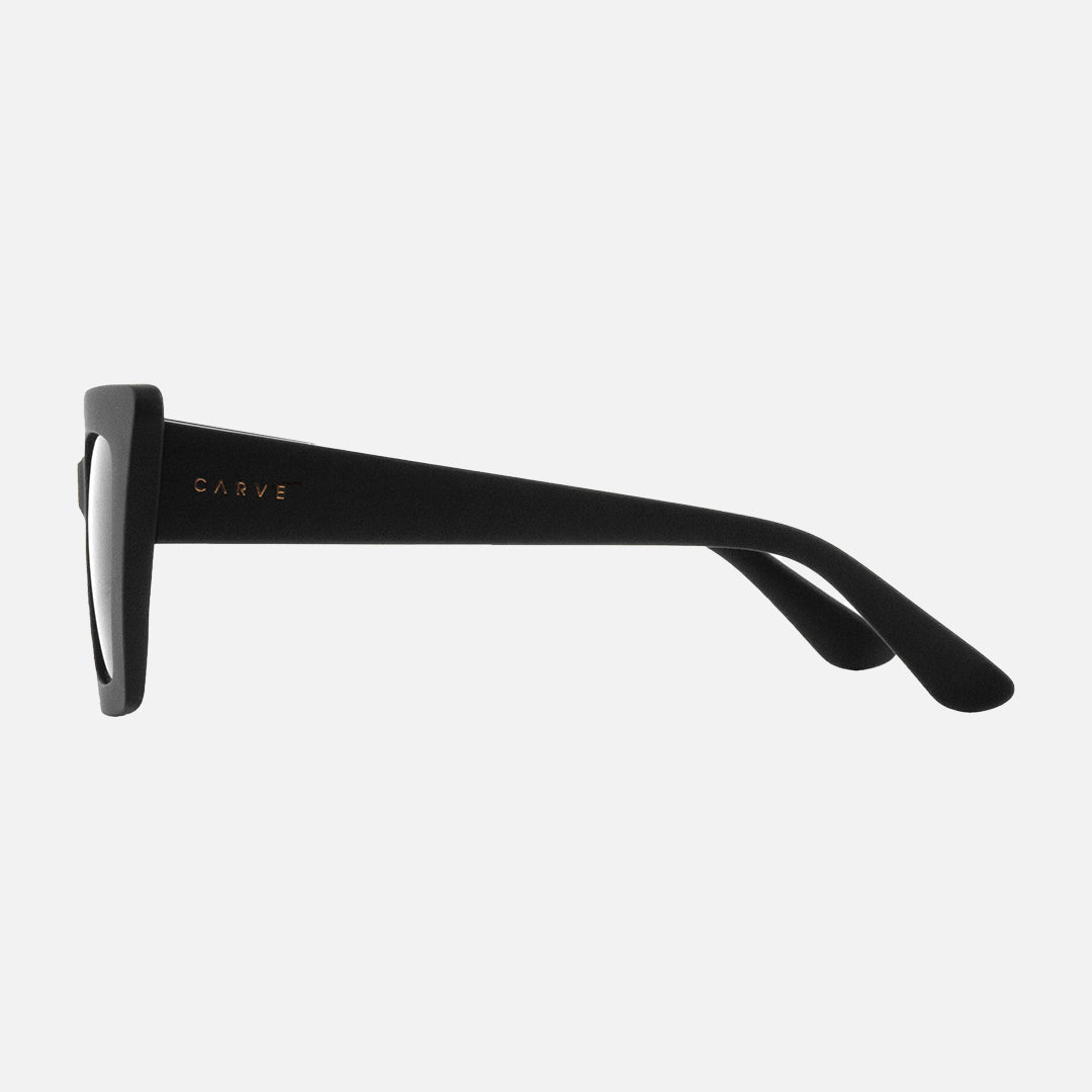 Finley - Matt Black Dark Grey Polarized Lens