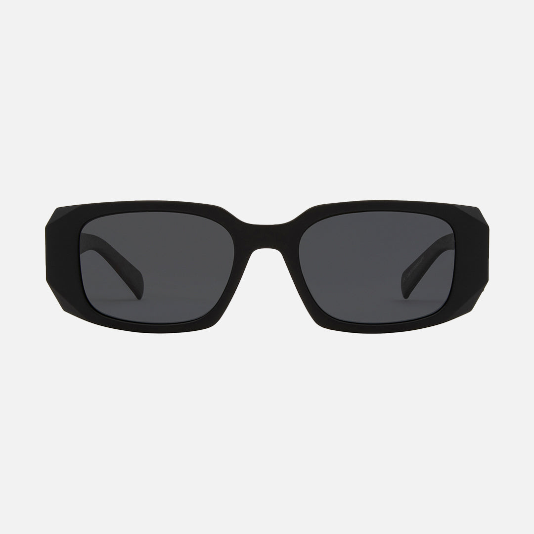 Milan - Matte Black Grey Polarised Lens