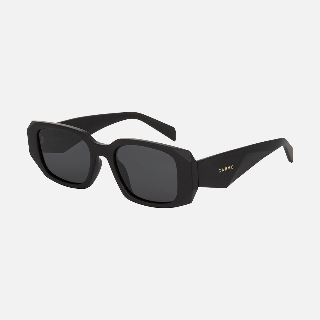 Milan - Matte Black Grey Polarised Lens