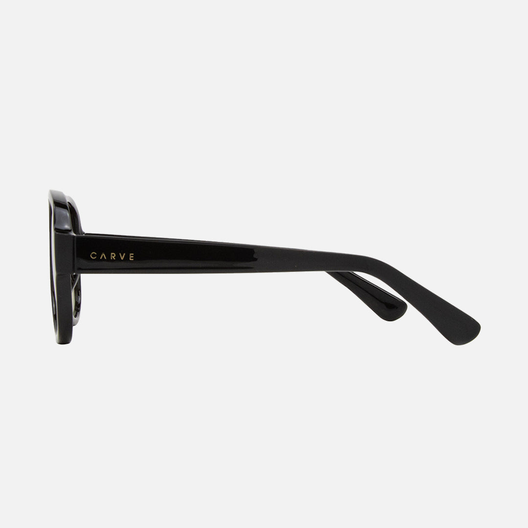 Zion - Gloss Black Frame with Brown Yellow Gradient Lens