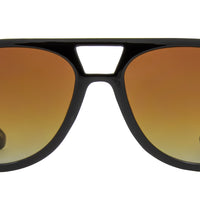Zion - Gloss Black Frame with Orange Gradient Lens