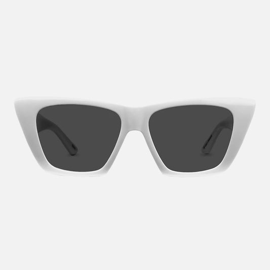 York - Gloss White Frame with Grey Lens