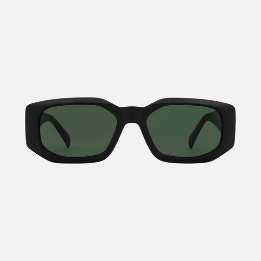 Mayhem - Matt Black Frame with Green Lens