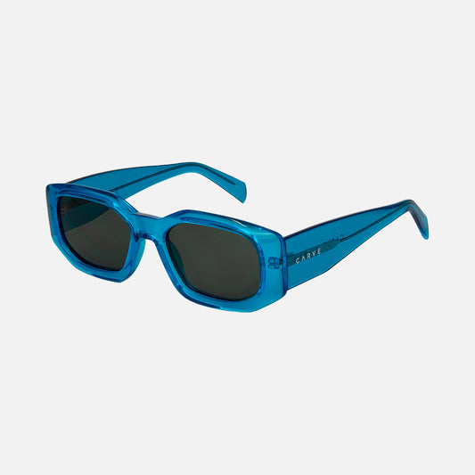 Mayhem - Gloss Crystal Cyan Frame with Grey Lens