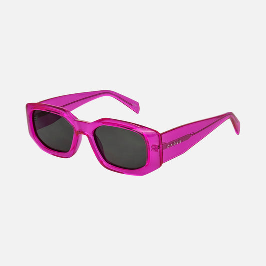 Mayhem - Gloss Crystal Hot Pink Frame with Grey Lens