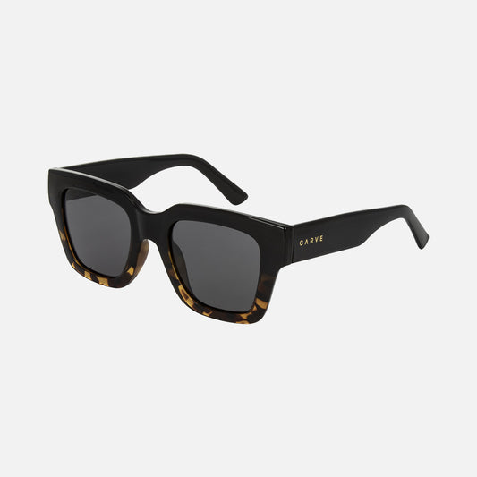 Soho - Gloss Black to Tort Frame with Grey Lens