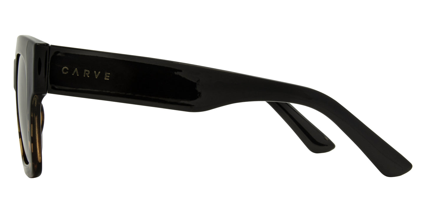 Soho - Gloss Black to Tort Frame with Grey Lens