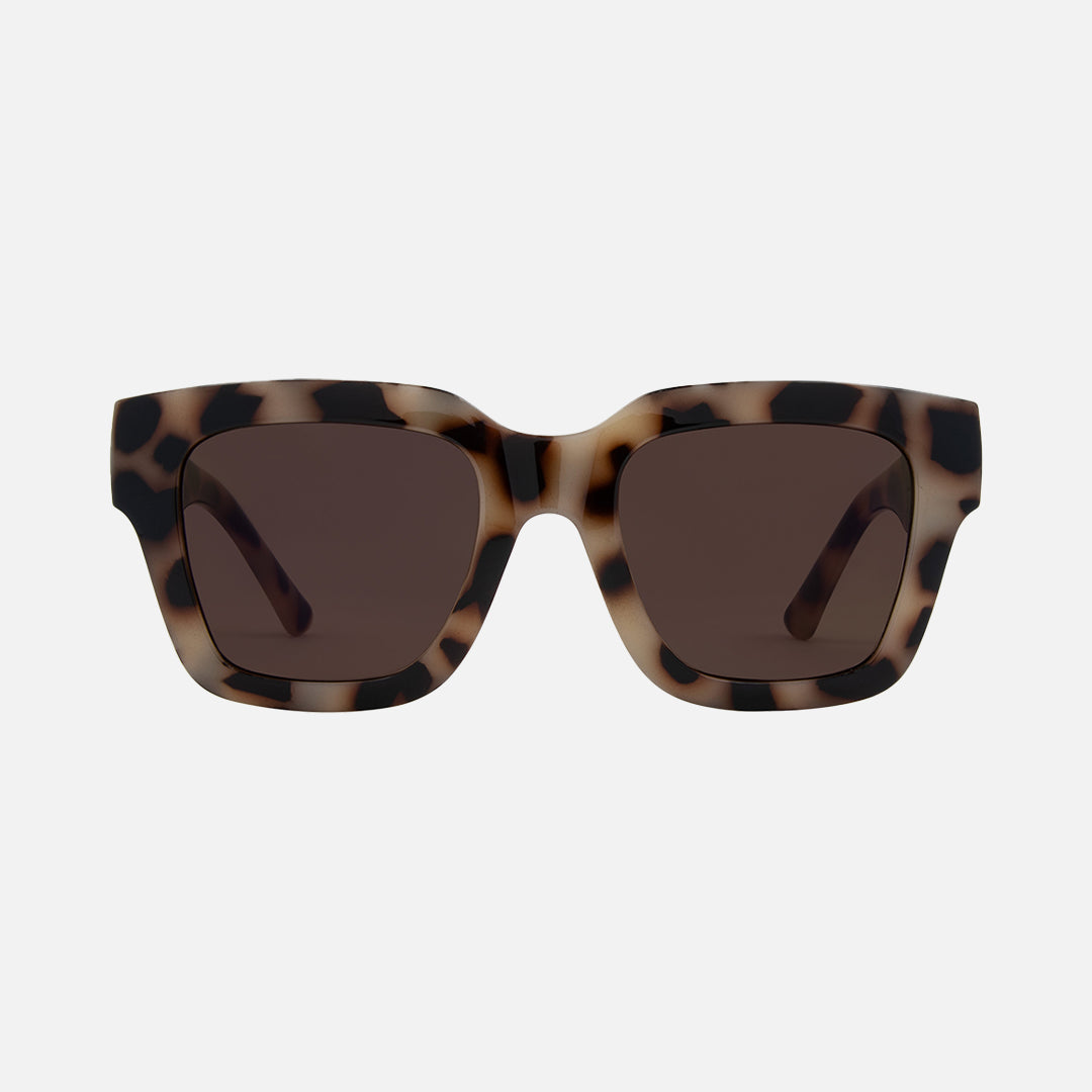 Soho - Gloss Creamy Tort Frame with Brown Lens