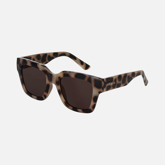 Soho - Gloss Creamy Tort Frame with Brown Lens