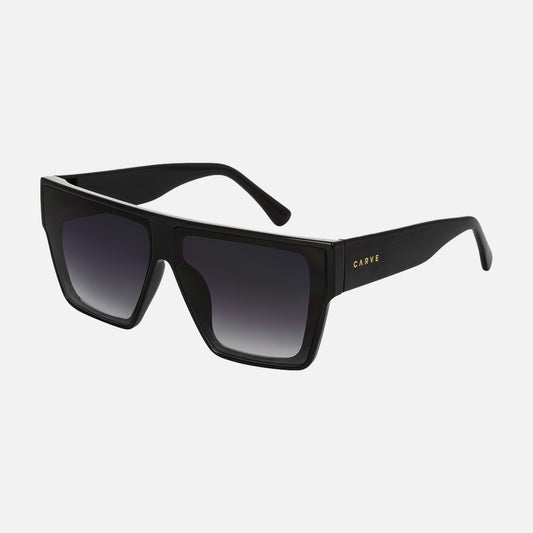 The Saint - Gloss Black Frame with Grey Gradient Lens