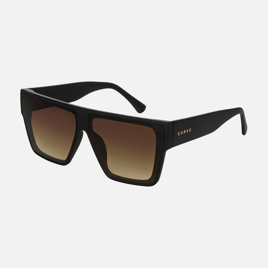 The Saint - Matt Black Frame with Brown Gradient Lens