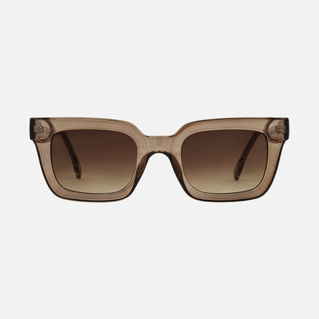 Manhattan - Gloss Crystal Caramel Frame with Brown Gradient Lens