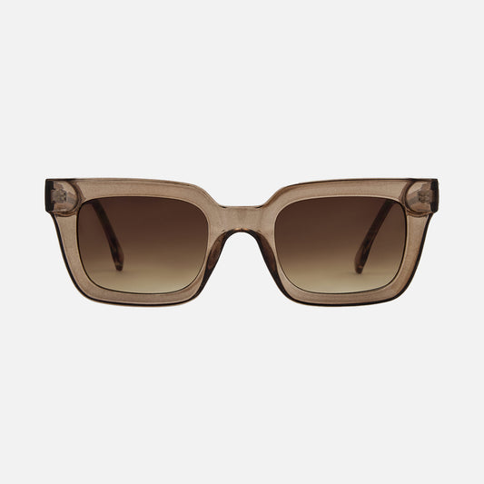 Manhattan - Gloss Crystal Caramel Frame with Brown Gradient Lens