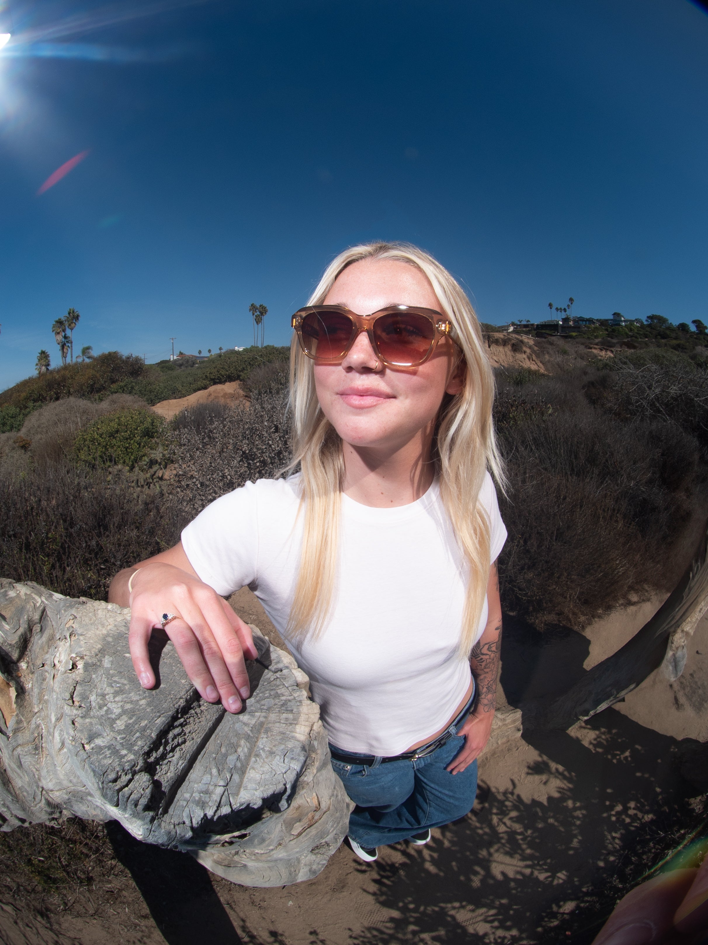 Cabarita - Crystal Caramel Frame Brown Gradient Lens