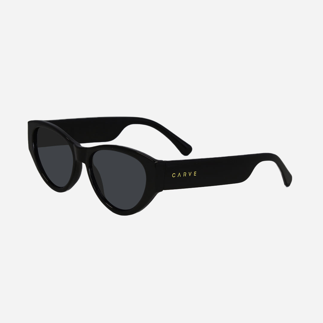 Lulu - Gloss Black with Grey Lens