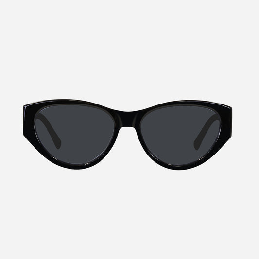 Lulu - Gloss Black with Grey Lens
