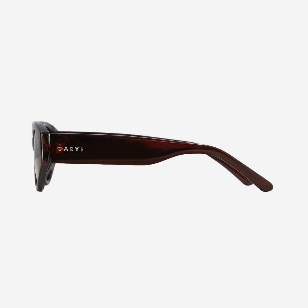 Lola - Dark Brown with Brown Lens