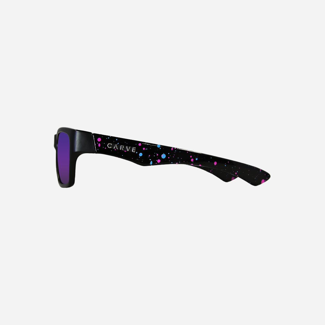 Stinger - Matte Black Grey with Purple Iridium