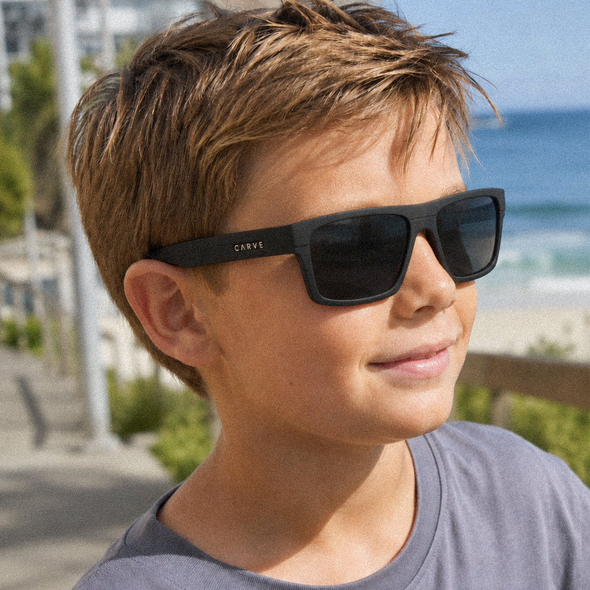 Volley Junior - Matt Black Frame Sunglasses