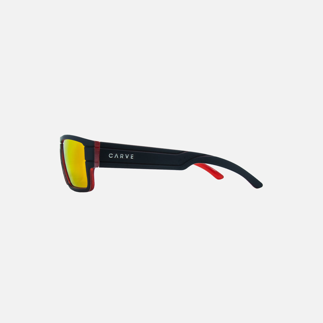Sublime Jr - Matt Black Red Frame Red Iridium Lens