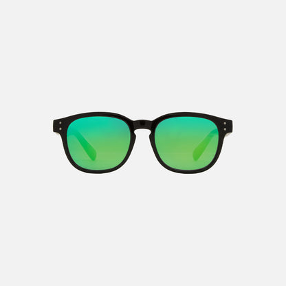 Havana Jr - Gloss Black Frame Iridium Lens Sunglasses