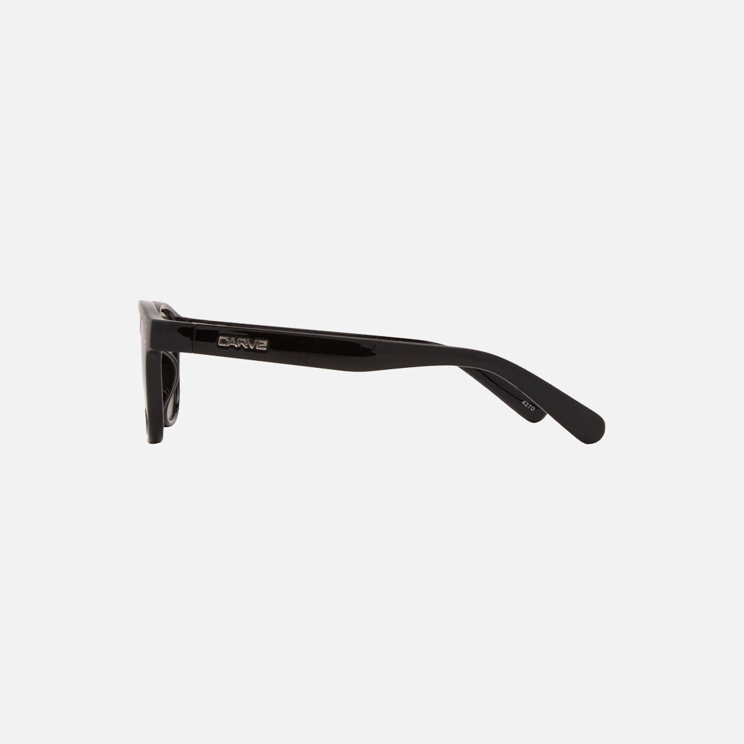 Havana Jr - Gloss Black Frame Iridium Lens Sunglasses