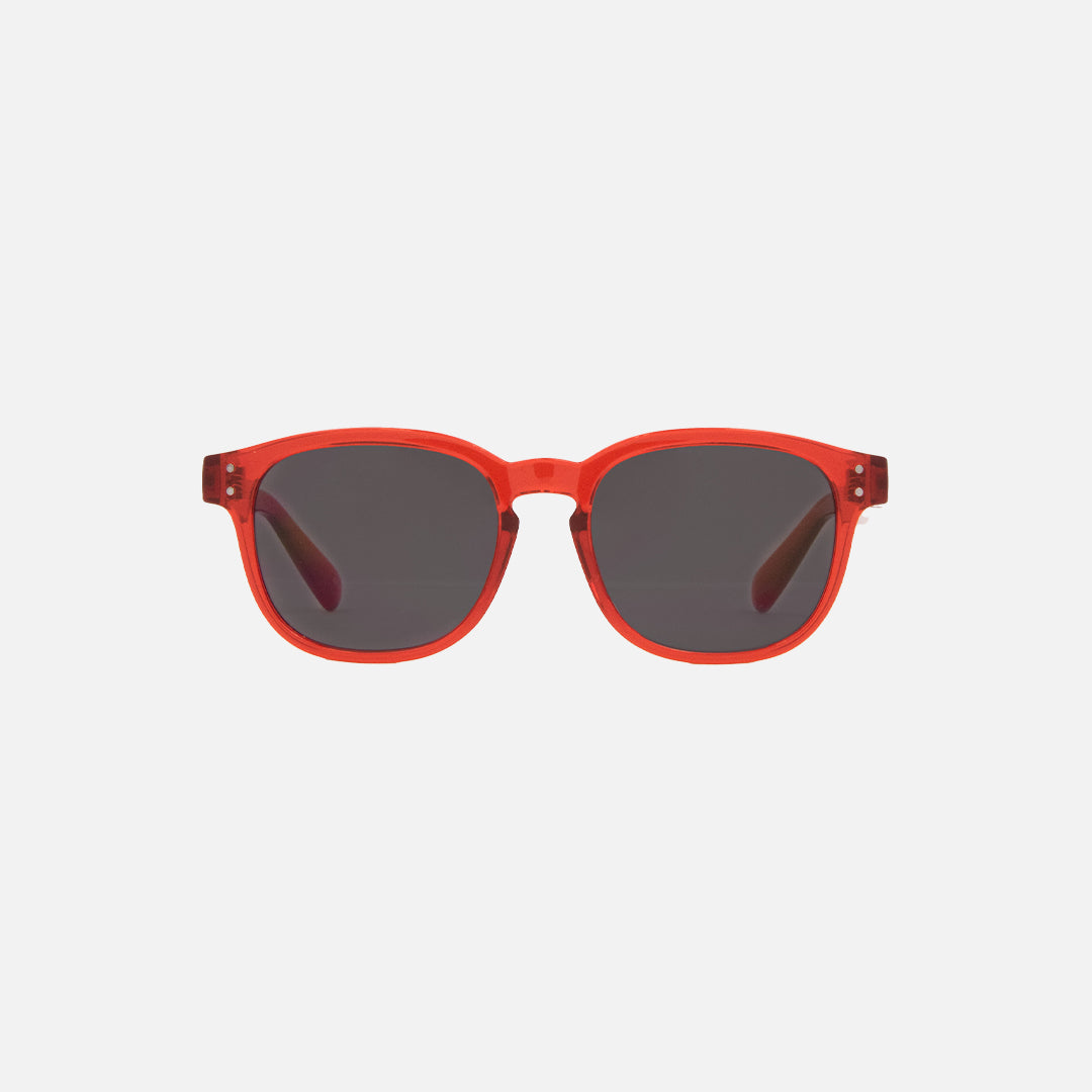 Havana Jr - Gloss Crystal Red Frame Sunglasses