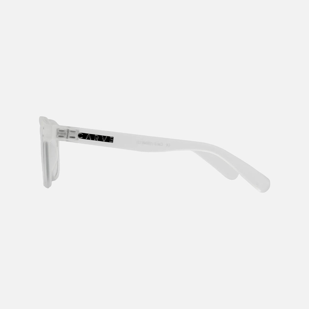 Havana Jr - Blue Light Matt Translucent Clear Frame Glasses