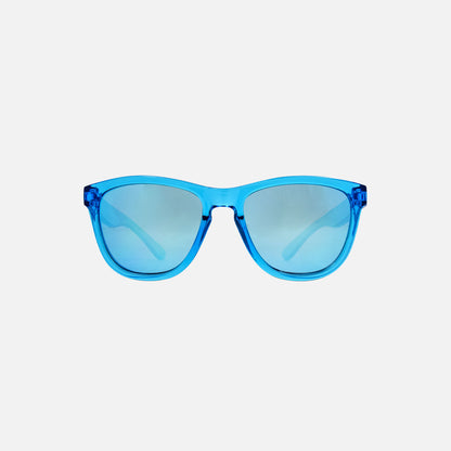 Cali - Crystal Blue Frame with Grey with Blue Iridium Lens