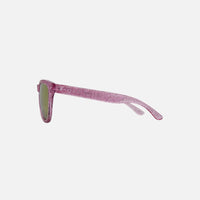 Cali - Crystal Pink Glitter Frame with Grey with Pink Iridium Lens