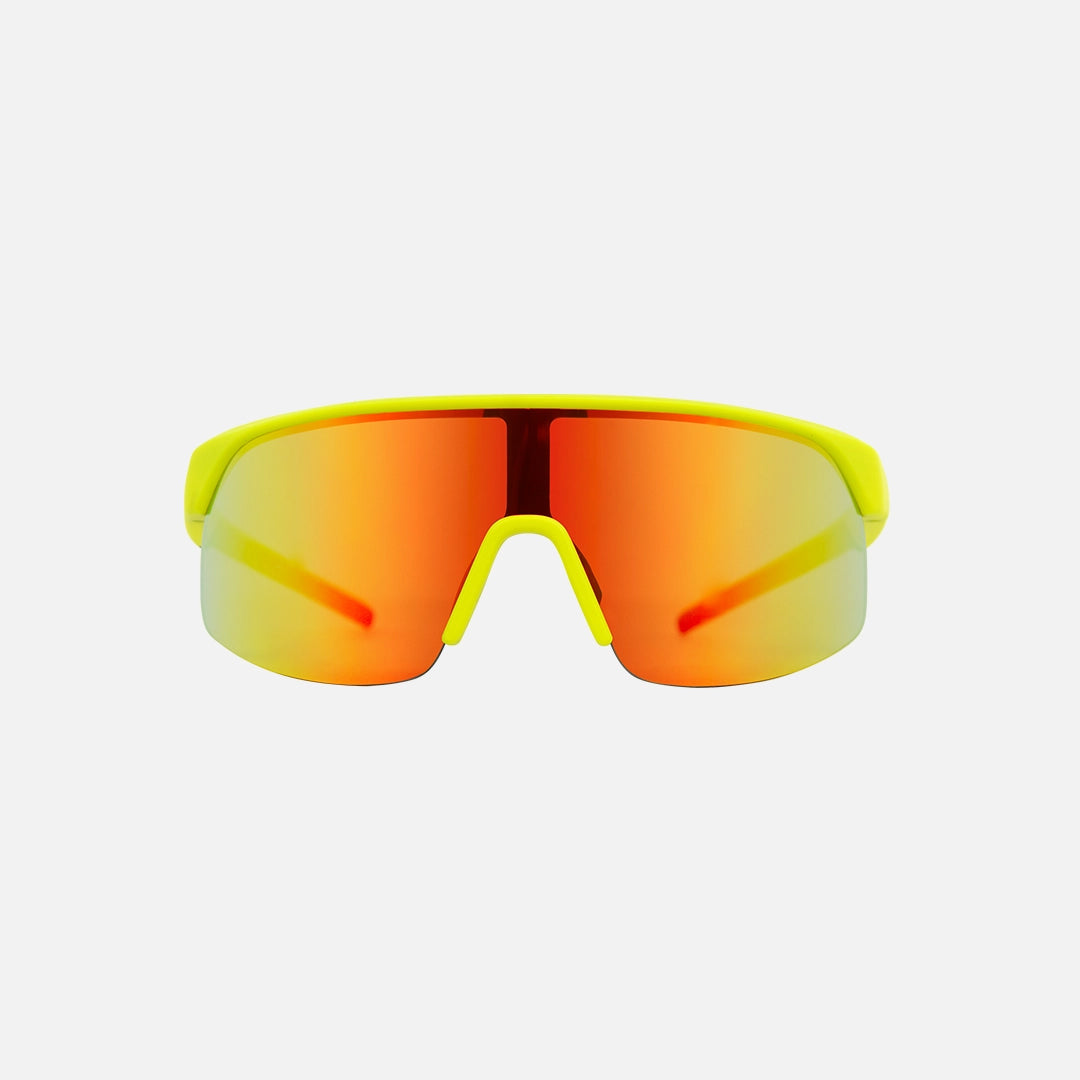 Velocity Jr - Matt Yellow Frame Grey Red Iridium Lens