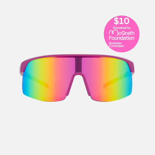 Velocity - Gloss Pink Frame Grey Pink Iridium Lens