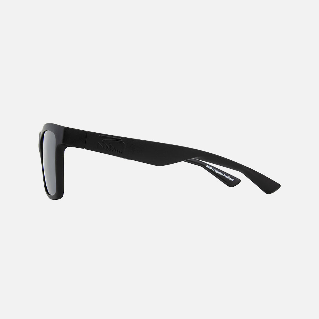 Voyager - Floating Matt Black Frame with Grey Injected Polarized Hydrophobic Lens