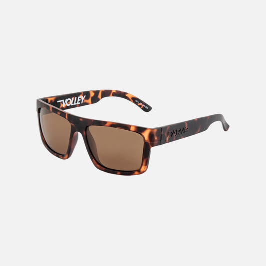 Volley - Floating Matt Tort Frame with Grey Injected Polarized Hydrophobic Lens