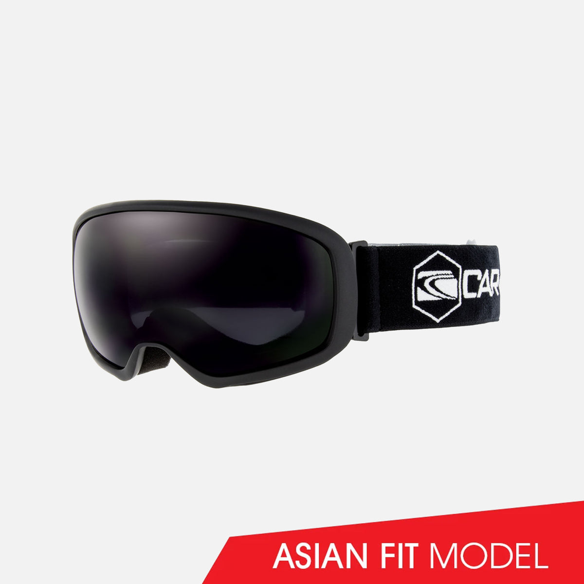 First Tracks - Asian Fit, Matt Black Frame, Grey Lens with Silver Iridium