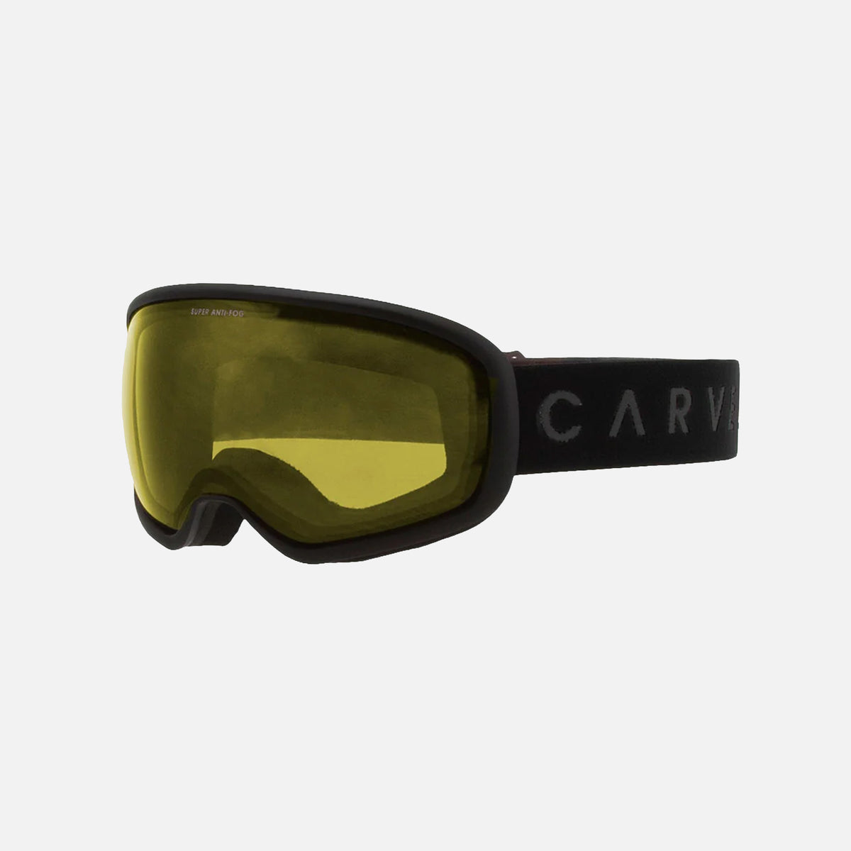 First Tracks - Matt Black Frame with Yellow Lens