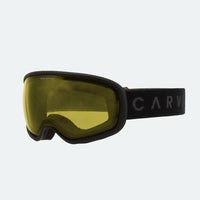 First Tracks - Matt Black Frame with Yellow Lens