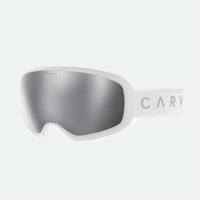 First Tracks - Matt White Frame, Grey Lens with Silver Mirror