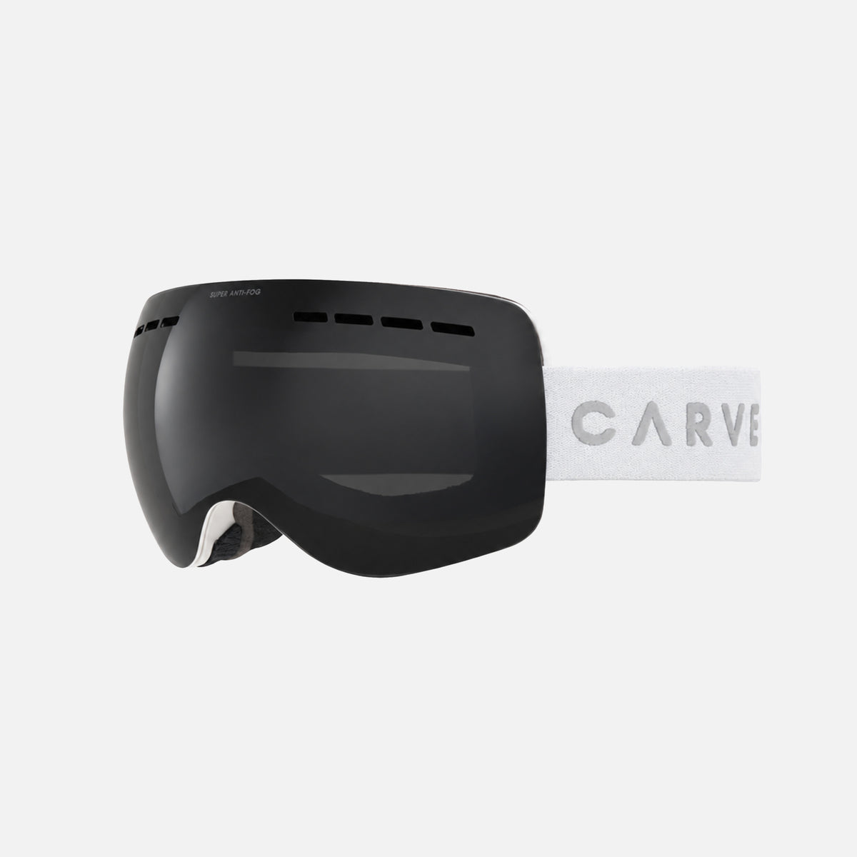 Titanium - Matt White Frame, Grey Lens with Clear Flash Coating