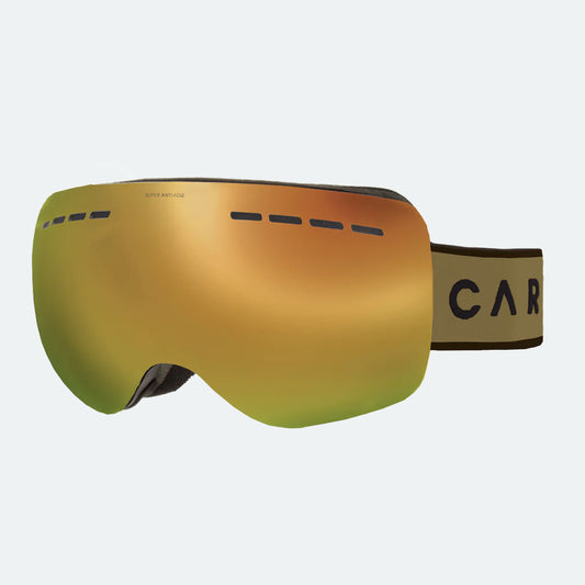 Titanium - Matt Black Frame, Amber Lens with Gold Mirror