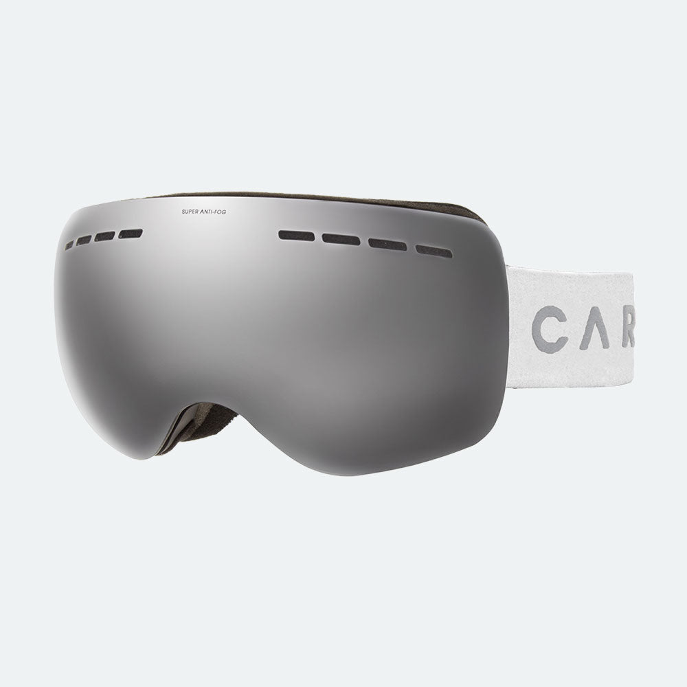 Titanium - Matt White Frame, Grey Lens with Silver Mirror