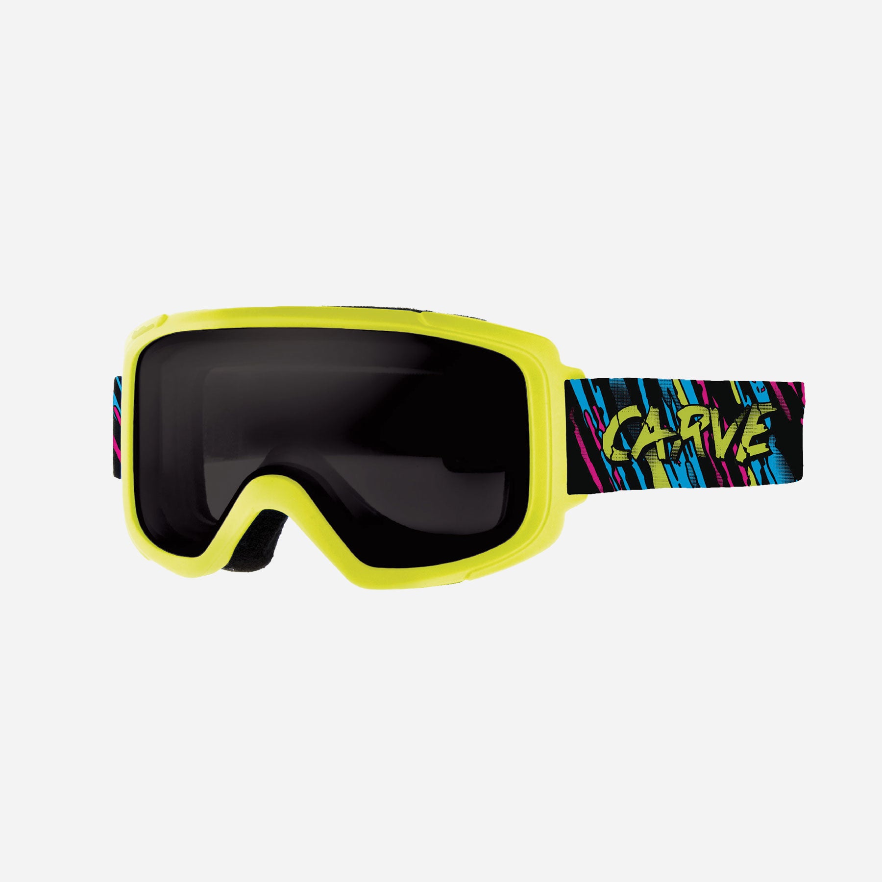 Glide - Matt Fluro Yellow Frame with Grey Lens