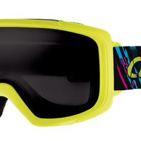 Glide - Matt Fluro Yellow Frame with Grey Lens