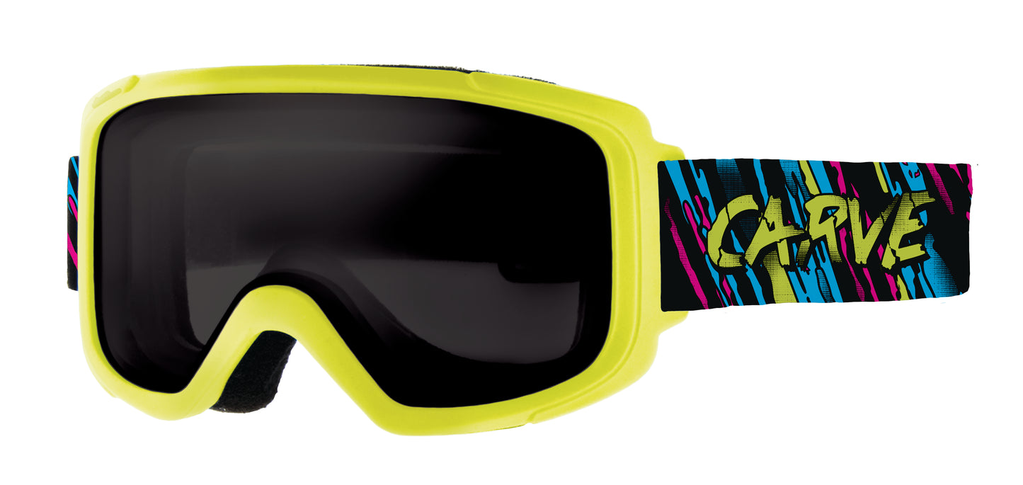 Glide - Matt Fluro Yellow Frame with Grey Lens