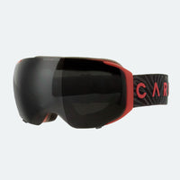 The Boss - Matt Red Frame, Smoke Lens with Clear Flash coating & Yellow with Clear Flash Coating