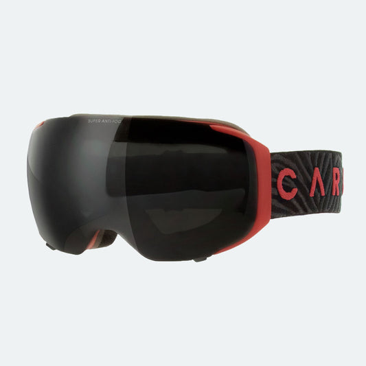 The Boss - Matt Red Frame, Smoke Lens with Clear Flash coating & Yellow with Clear Flash Coating