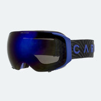 The Boss - Matt Blue Frame, Grey Lens with Blue Iridium & Yellow Lens with Clear Flash Coating