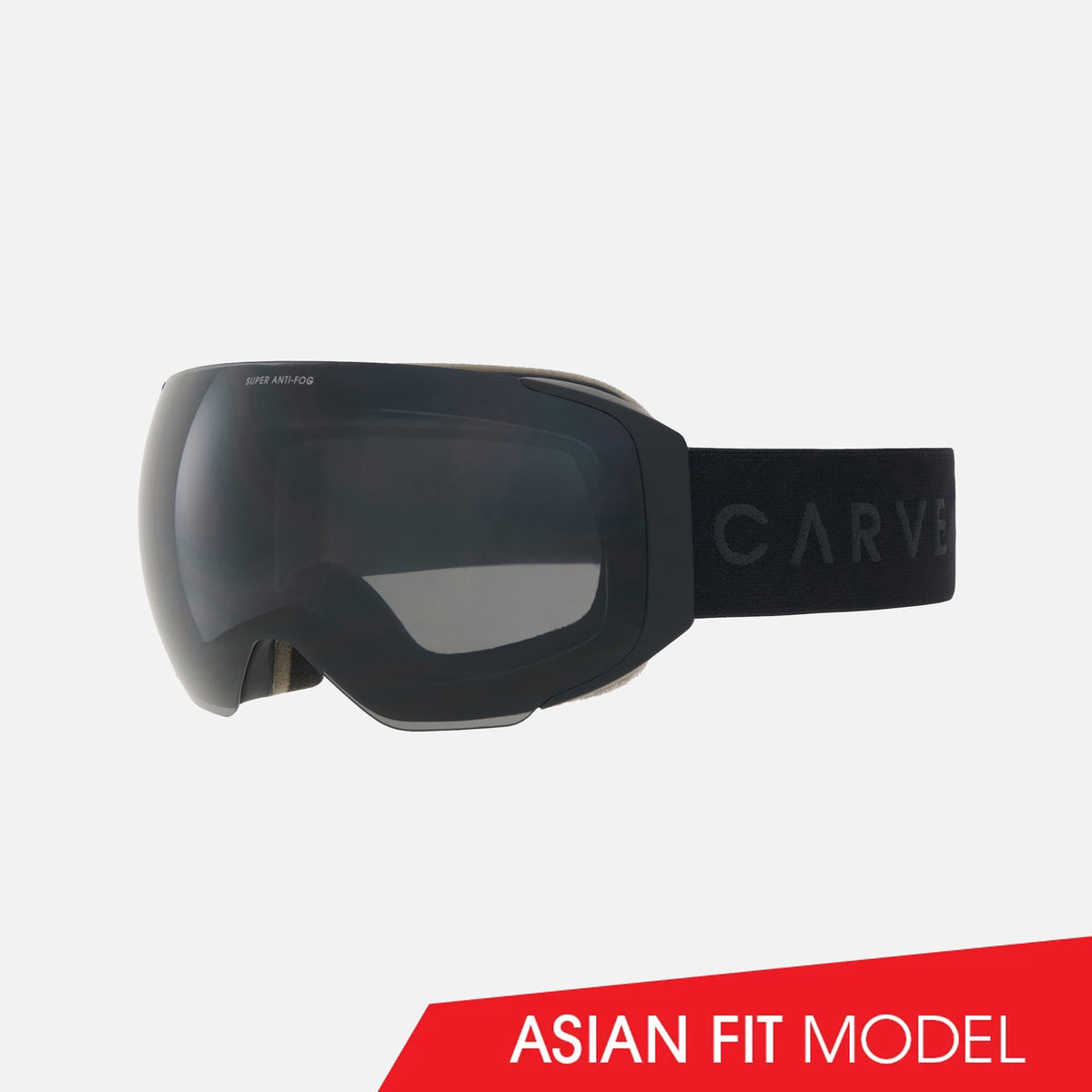 The Boss - Asian Fit Matt Black Frame, Grey Lens & Yellow Lens with Clear Flash Coating